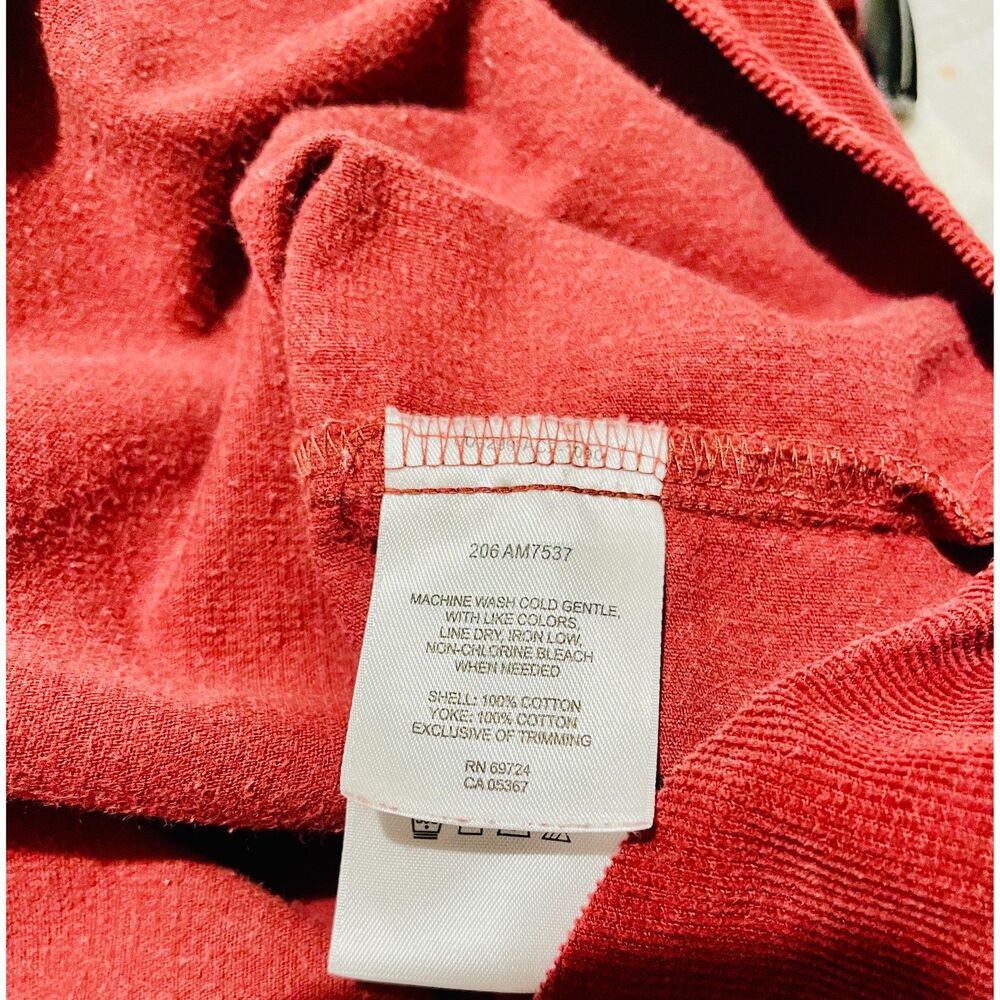 Columbia sportswear corduroy Button down shirt rusty orange teracota men's XL - Picture 6 of 6